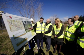 Se inician los trabajos de la pasarela peatonal de la carretera de Navacerrada