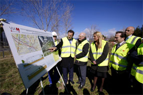 Empiezan las obras de la nueva pasarela peatonal que conectará la zona del Ferial con la Ciudad Deportiva de Collado Villalba