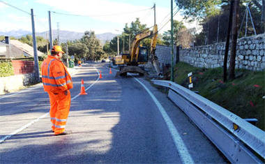 Empiezan los trabajos para crear una senda peatonal entre Galapagar y Colmenarejo