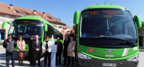 El Consorcio de Transportes refuerza el servicio de autobuses a Madrid