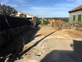 En marcha los trabajos de urbanización en una de las últimas calles en tierra