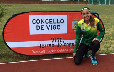 La joven atleta sanlorentina Lucía Rodríguez, al Mundial en 3.000 