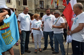 La alcaldesa de Guadarrama recibe a los ganaderos de la ‘Marcha Blanca’