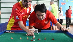 Un vecino de Moralzarzal, campeón del mundo de subbuteo en la categoría veteranos por equipos