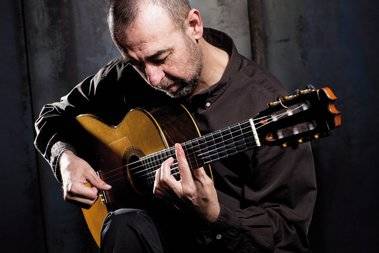 El guitarrista flamenco Óscar Herrero, en el Coliseo Carlos III