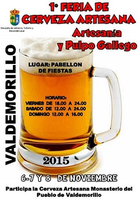 Valdemorillo acoge la I Feria de Cerveza Artesanal Gallega