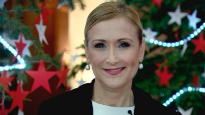 Cristina Cifuentes pide en su primer discurso de Navidad como presidenta de la Comunidad de Madrid trabajo para los 461.636 madrileños que se encuentran en el paro