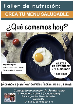 Guadarrama programa el taller de alimentación saludable 