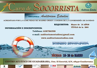 Curso intensivo de socorrismo en Semana Santa