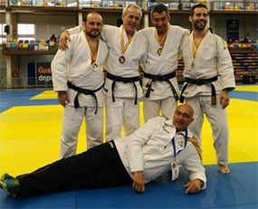 Cuatro medallas para el Judo Club Laude Fontenebro en el Campeonato de España de Veteranos