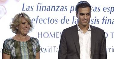  Admitida la querella de Esperanza Aguirre contra Pedro Sánchez