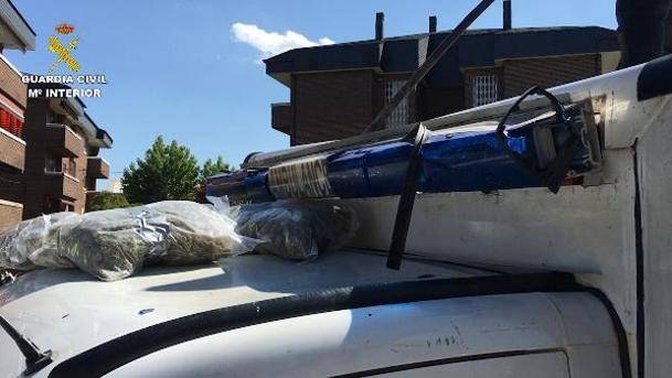 50 kilos de Marihuana en una ambulancia aparcada en Soto del Real