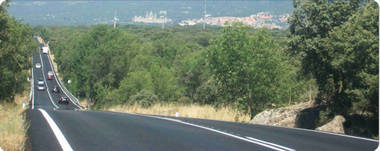 La carretera de El Escorial, la más peligrosa de la Comunidad de Madrid