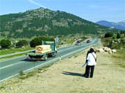 Vista de la M-601 a la altura de Collado Mediano  (Foto: ARCHIVO)