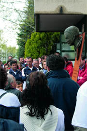 Busto de Quique Blas  (Foto: R. M. P.)