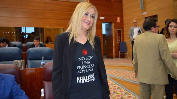 Cifuentes en el pleno de este jueves