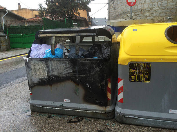 Desaparecidos 64 contenedores de basura en Alpedrete valorados en 160.000 euros 