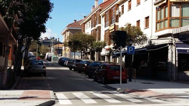 Imagen de la calle Los Angeles antes de las obras 