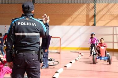 Clases prácticas de educación vial para cerca de 300 escolares de Galapagar