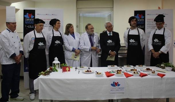 El chef Javier Muñoz diseña la cena de Nochebuena para tres hospitales madrileños de media estancia