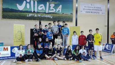 Collado Villalba albergó una cita deportiva de primer nivel con su Máster Nacional Sub 13 y Sub 17 de Bádminton