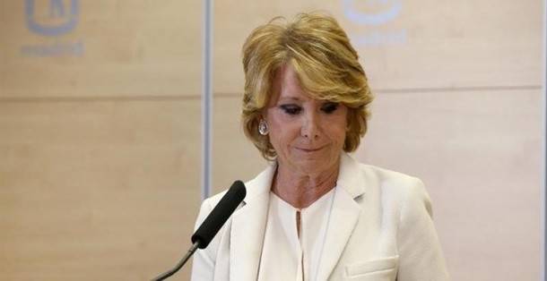 Comunicado del PP de la Comunidad de Madrid ante la dimisión de Esperanza Aguirre