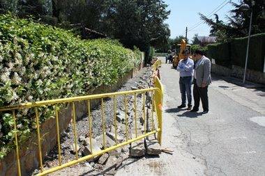  La operación asfalto de Galapagar ha dado comienzo en la Urbanización San Alberto Magno