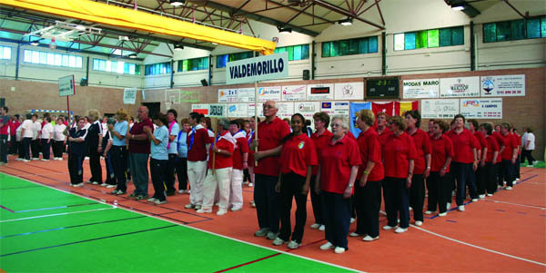 Nueve municipios participaron el pasado viernes en la décima edición del Encuentro de Gimnasia de Personas Mayores, que tuvo lugar en el polideportivo de El Escorial.