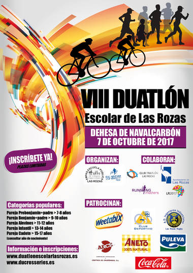 Las AMPAs de los colegios e institutos públicos de Las Rozas organizan la octava edición de su Duatlón Cross Escolar de Las Rozas