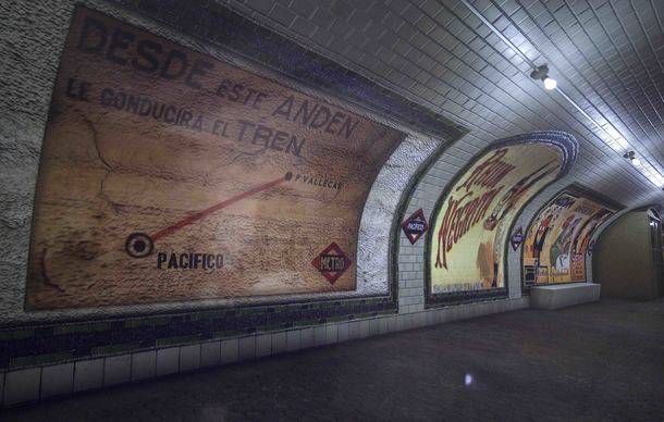 El antiguo vestíbulo de la estación de Metro de Pacífico abre sus puertas al público todos los sábados del año