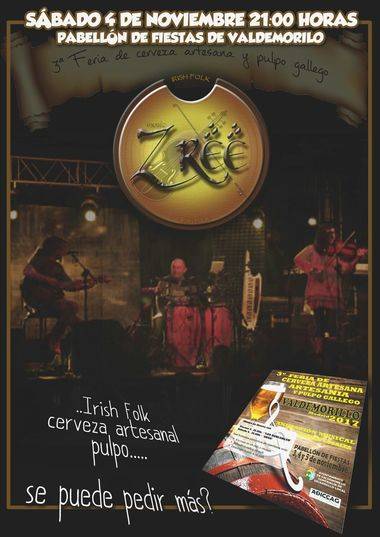 Los Zree en concierto en la Feria de la Cerveza Artesana,