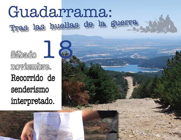 Última salida de la temporada del programa “Tras las huellas de la guerra en Guadarrama”