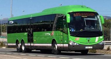 Collado Mediano instalará aseos para los conductores de los autobuses de Larrea.