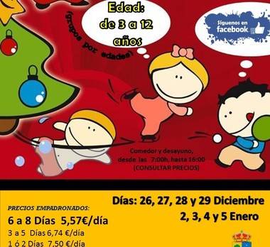 Vuelve el campamento urbano en Valdemorillo en plenas vacaciones navideñas