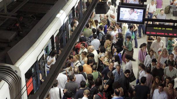 La Comunidad fija unos servicios mínimos de hasta el 62 % en el servicio de trenes durante los paros convocados por los maquinistas de Metro