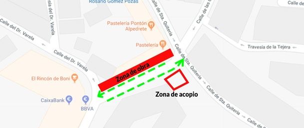 El lunes comienzan las obras de la red de agua en la calle Las Canteras