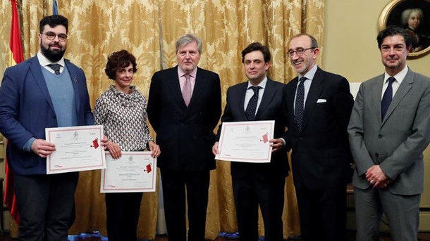 El Alcalde de Galapagar, Daniel Pérez, recoge el Premio Nacional María Moliner al mejor Proyecto de Animación a la Lectura