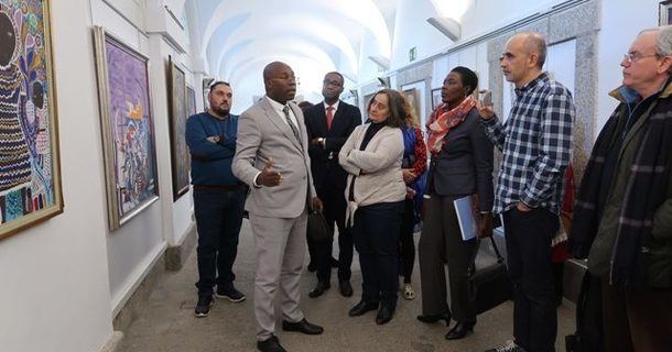 Inaugurada en San Lorenzo de El Escorial la exposición "El arte haitiano", con la presencia de cuatro ministros de dicho país