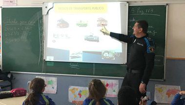 Más de mil estudiantes de primaria han recibido clases de Educación Vial en los colegios de Moralzarzal