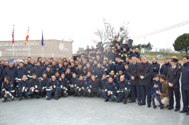 La mayor promoción de aspirantes a bombero de la Comunidad de Madrid comienza su formación específica