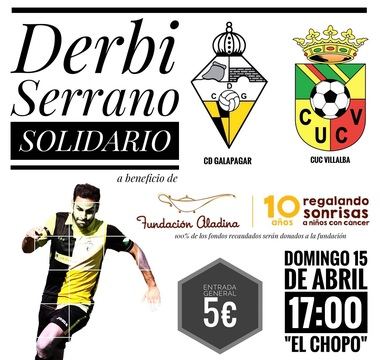 C.D. Galapagar y C.U. Collado Villalba protagonizan mañana un derby solidario en ‘El Chopo’