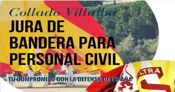 Se amplía al 25 de mayo la inscripción para la ‘Jura de Bandera’ para personal civil en Collado Villalba