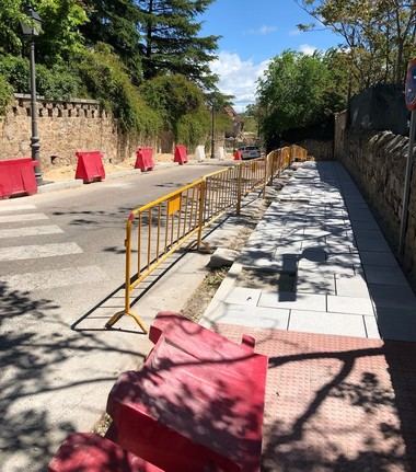 III Fase de adecuación y reposición de pavimentos en la zona urbana de El Escorial