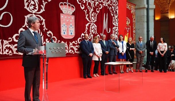 Ángel Garrido destaca el talante y el compromiso del nuevo Gobierno de la Comunidad de Madrid