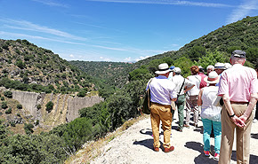 Académicos de Ingeniería visitan la Presa del Gasco de Torrelodones propone declarar Bien de Interés Cultural