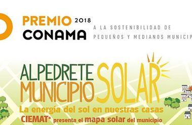 El mapa solar de Alpedrete, ‘Premio Conama’ 2018