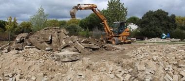 Comenzaron las obras del parque urbano de la Avenida Víctimas del terrorismo de Galapagar