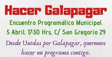 Hoy se celebra el encuentro programático ‘Hacer Galapagar’ promovido por ‘Unidas por Galapagar