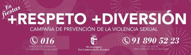 El Ayuntamiento de San Lorenzo lanza una campaña de prevención de la violencia sexual coincidiendo con sus Fiestas Patronales