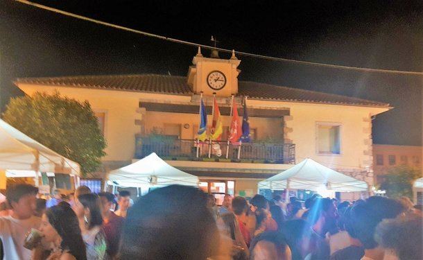 Susto en Torrelodones tras un conato de incendio en un chiringuito de las fiestas del municipio